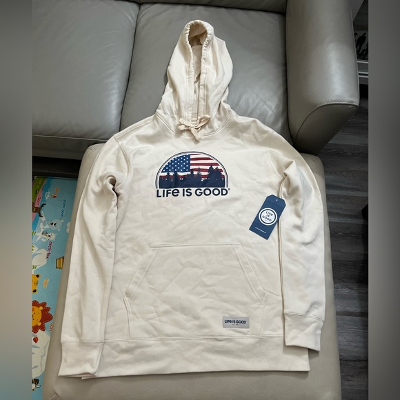 NWT - Life Is Good Men’s Hoodie - Size L - Picture 2 of 6